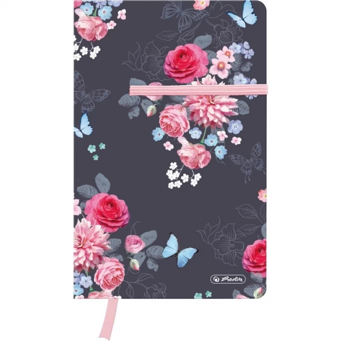 Блокнот HERLITZ YOUNG LADYLIKE FLOWERS A5, 88 листов, клетка 50021482 Блокнот HERLITZ YOUNG LADYLIKE FLOWERS A5, 88 листов, клетка 50021482