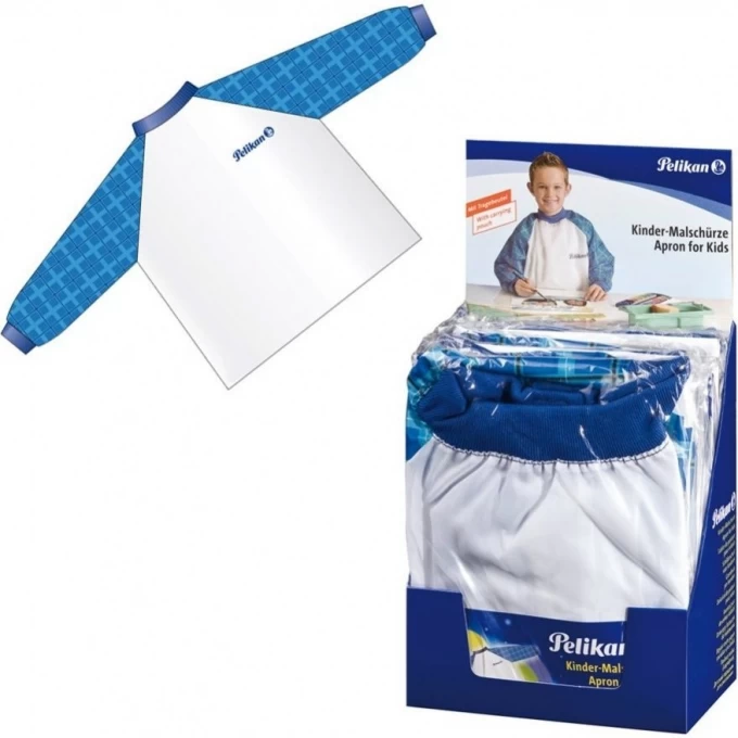 Фартук для творчества HERLITZ с рукавами, синий 105346 Фартук для творчества HERLITZ с рукавами, синий 105346