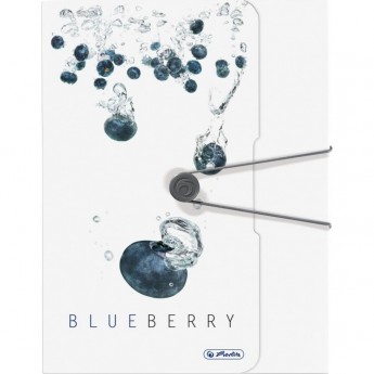 Папка с резинкой HERLITZ FRESH FRUIT Черника, А4