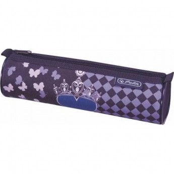 Пенал HERLITZ BLACK DIAMOND круглый