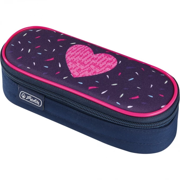 Пенал-косметичка HERLITZ CASE TROPICAL HEART 50026302 Пенал-косметичка HERLITZ CASE TROPICAL HEART 50026302