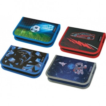 Пенал пустой HERLITZ BOYS MIX 2, 4 мотива