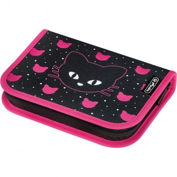 Пенал с наполнением HERLITZ BLACK CAT 31 предмет