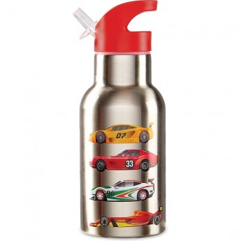 Термос с трубочкой HERLITZ CROCODILE CREEK «Машинки», 400 мл